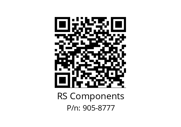   RS Components 905-8777