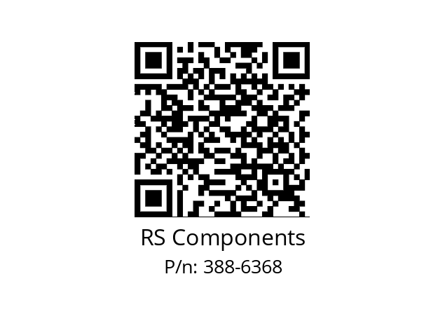   RS Components 388-6368