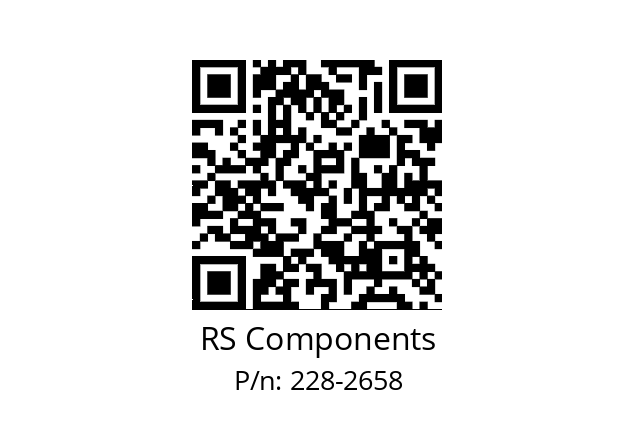   RS Components 228-2658