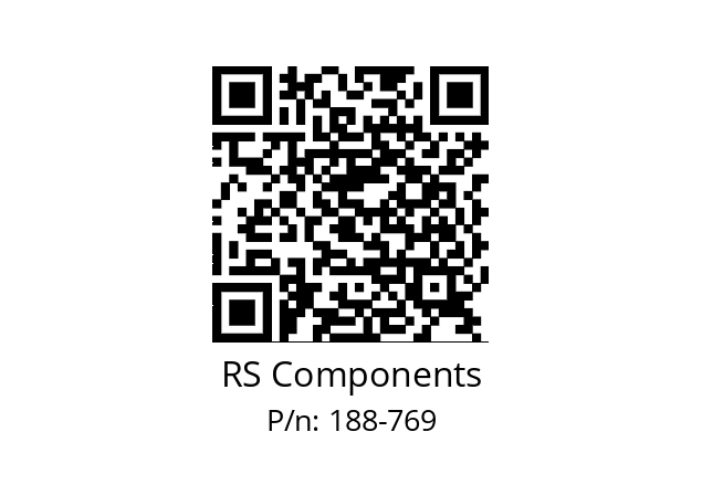   RS Components 188-769