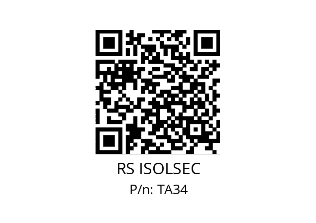   RS ISOLSEC TA34