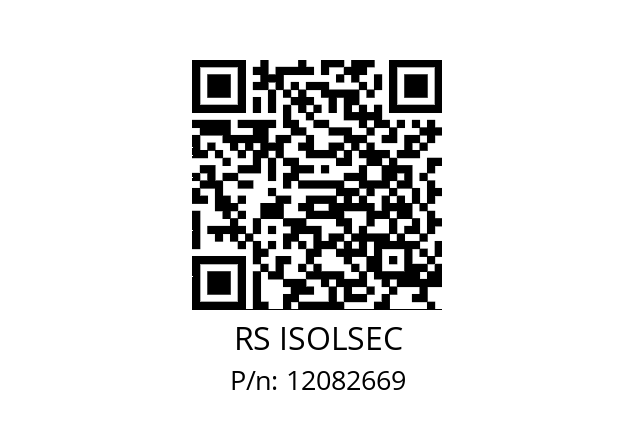   RS ISOLSEC 12082669