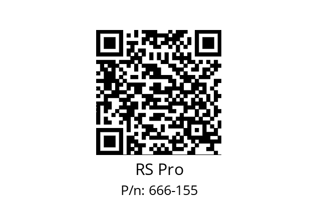   RS Pro 666-155