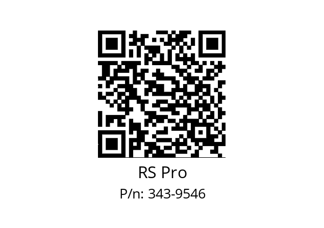   RS Pro 343-9546