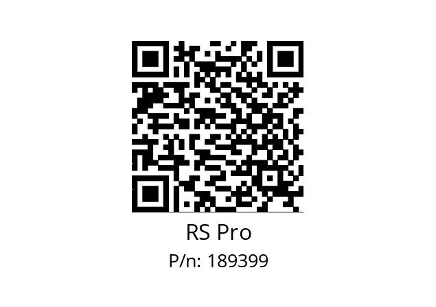   RS Pro 189399