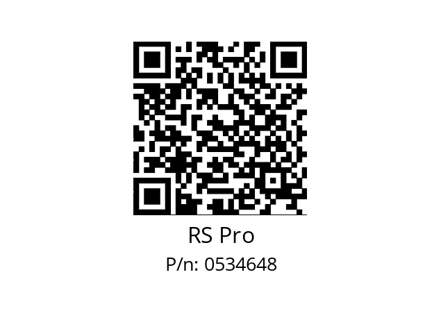   RS Pro 0534648