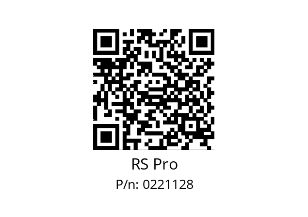   RS Pro 0221128