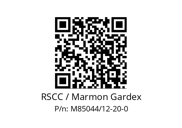   RSCC / Marmon Gardex M85044/12-20-0