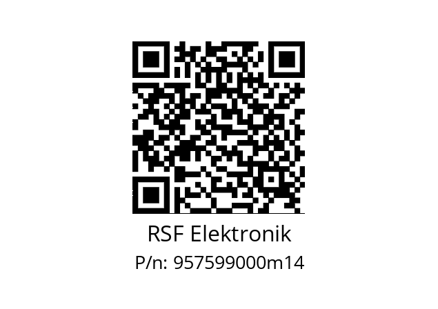   RSF Elektronik 957599000m14