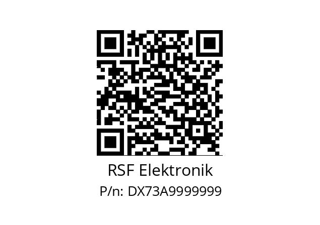   RSF Elektronik DX73A9999999