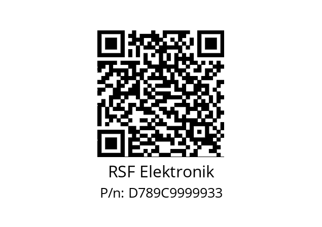   RSF Elektronik D789C9999933