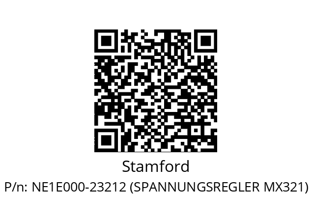   Stamford NE1E000-23212 (SPANNUNGSREGLER MX321)