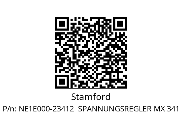   Stamford NE1E000-23412  SPANNUNGSREGLER MX 341