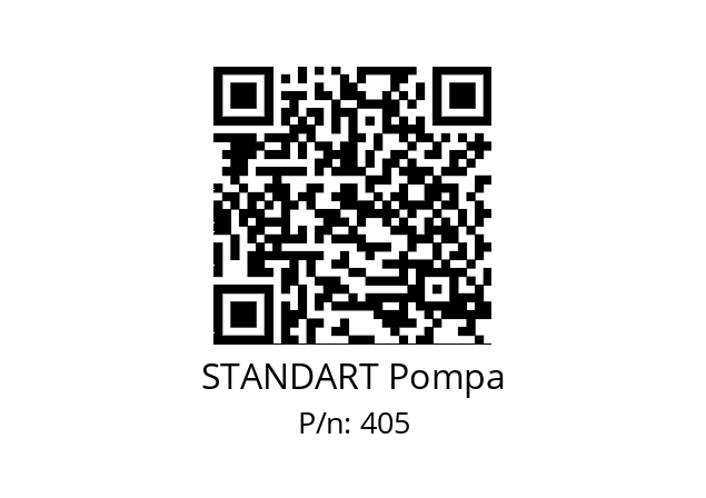   STANDART Pompa 405