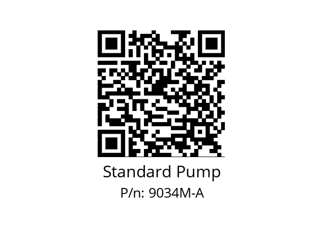   Standard Pump 9034M-A