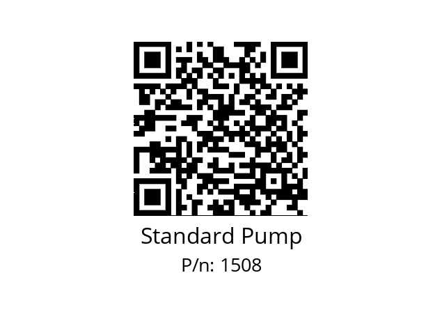   Standard Pump 1508