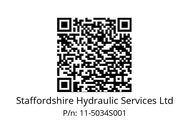   Staffordshire Hydraulic Services Ltd 11-5034S001