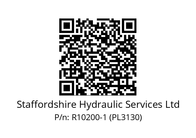   Staffordshire Hydraulic Services Ltd R10200-1 (PL3130)