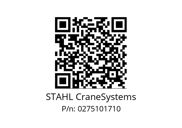   STAHL CraneSystems 0275101710