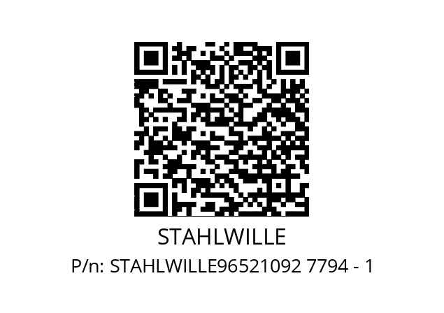   STAHLWILLE STAHLWILLE96521092 7794 - 1