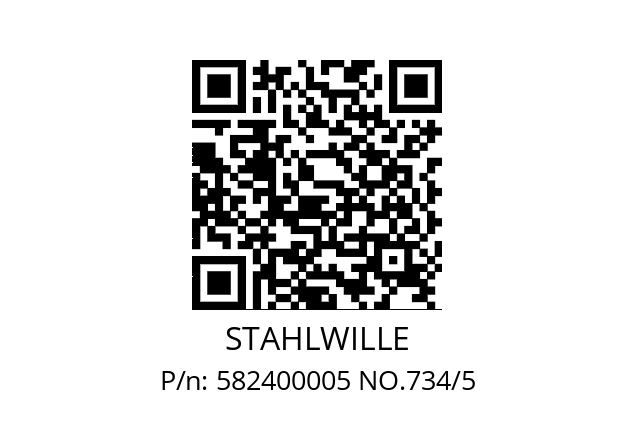   STAHLWILLE 582400005 NO.734/5