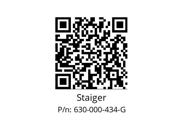   Staiger 630-000-434-G