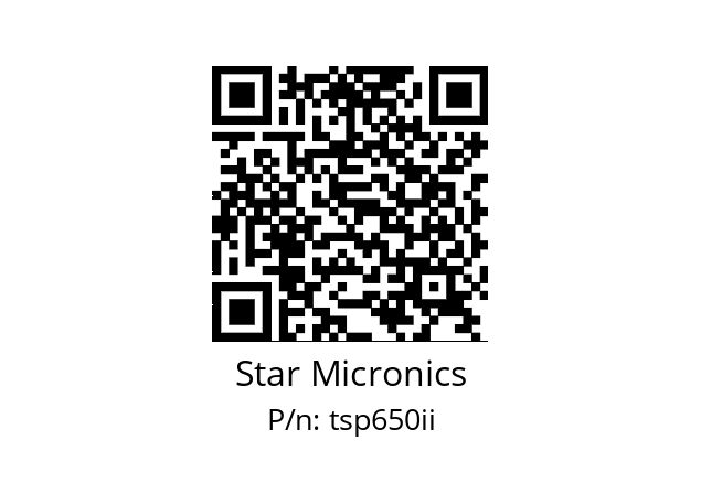   Star Micronics tsp650ii