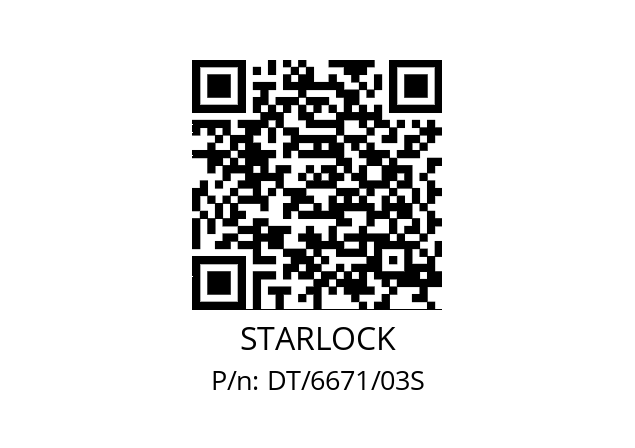   STARLOCK DT/6671/03S