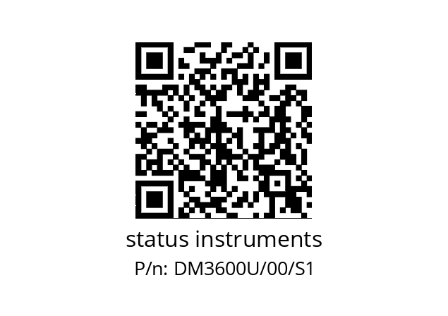   status instruments DM3600U/00/S1