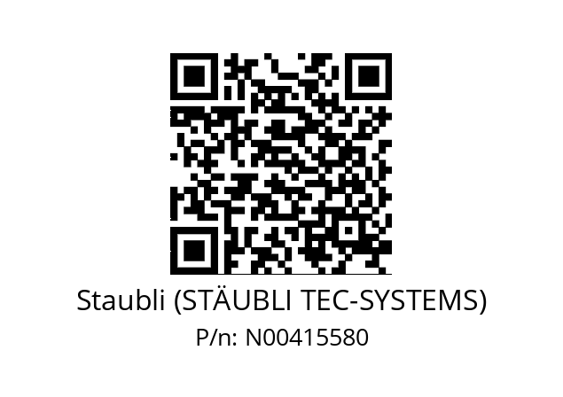   Staubli (STÄUBLI TEC-SYSTEMS) N00415580