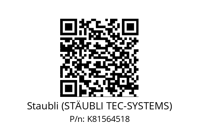   Staubli (STÄUBLI TEC-SYSTEMS) K81564518