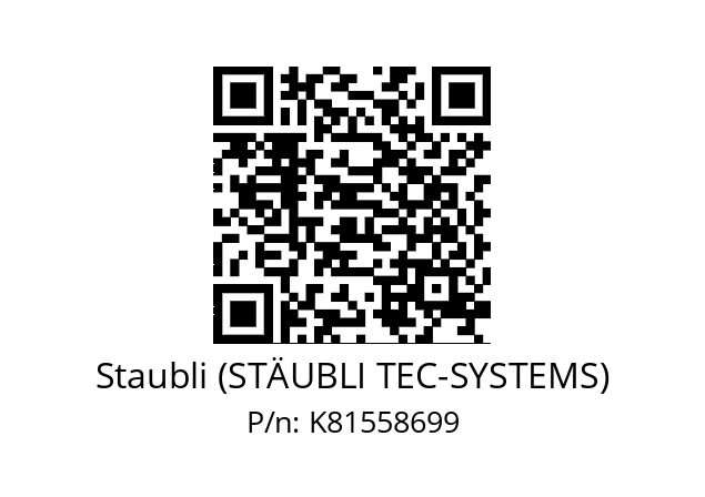   Staubli (STÄUBLI TEC-SYSTEMS) K81558699