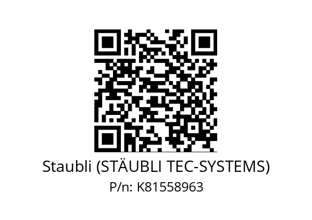   Staubli (STÄUBLI TEC-SYSTEMS) K81558963