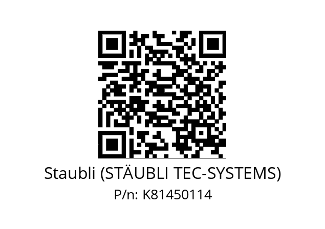   Staubli (STÄUBLI TEC-SYSTEMS) K81450114