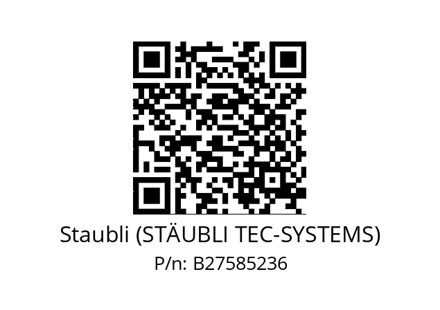   Staubli (STÄUBLI TEC-SYSTEMS) B27585236