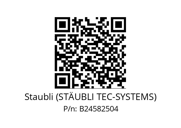   Staubli (STÄUBLI TEC-SYSTEMS) B24582504