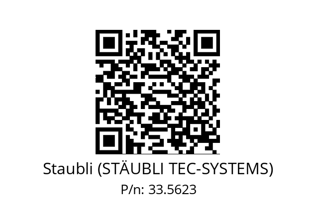   Staubli (STÄUBLI TEC-SYSTEMS) 33.5623