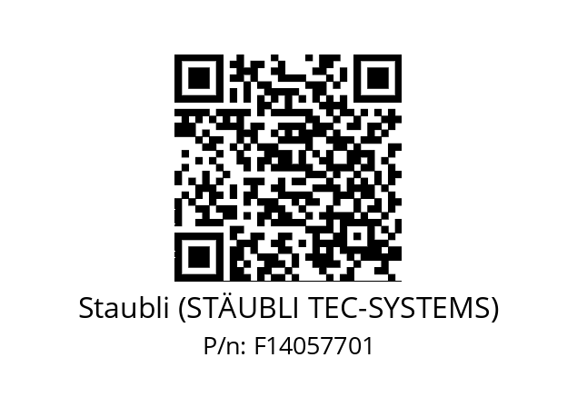   Staubli (STÄUBLI TEC-SYSTEMS) F14057701