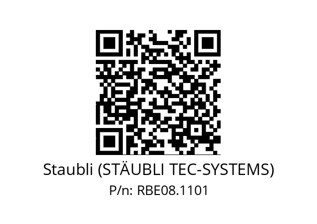   Staubli (STÄUBLI TEC-SYSTEMS) RBE08.1101