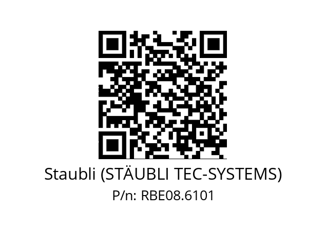   Staubli (STÄUBLI TEC-SYSTEMS) RBE08.6101