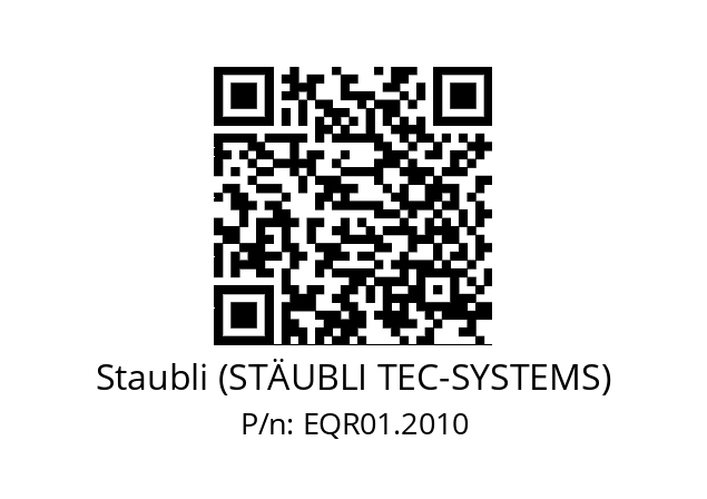   Staubli (STÄUBLI TEC-SYSTEMS) EQR01.2010