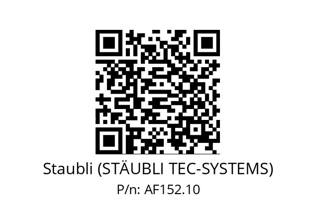   Staubli (STÄUBLI TEC-SYSTEMS) AF152.10