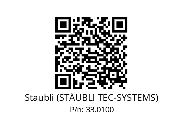   Staubli (STÄUBLI TEC-SYSTEMS) 33.0100