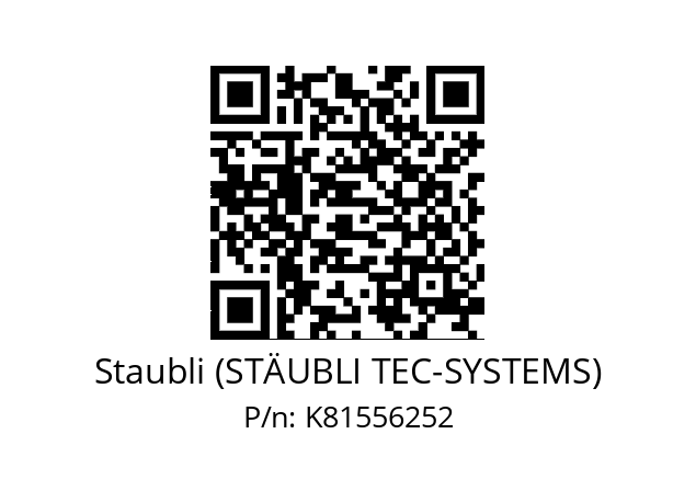   Staubli (STÄUBLI TEC-SYSTEMS) K81556252