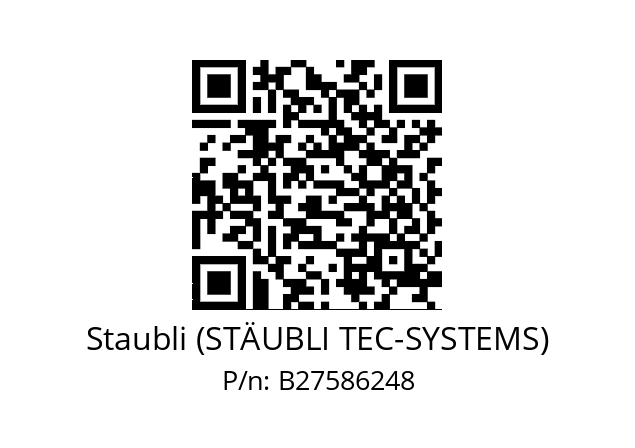   Staubli (STÄUBLI TEC-SYSTEMS) B27586248