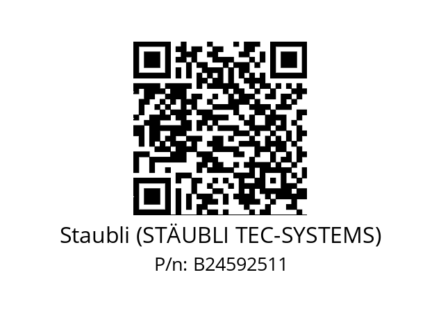   Staubli (STÄUBLI TEC-SYSTEMS) B24592511