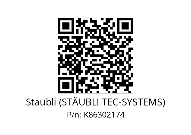   Staubli (STÄUBLI TEC-SYSTEMS) K86302174