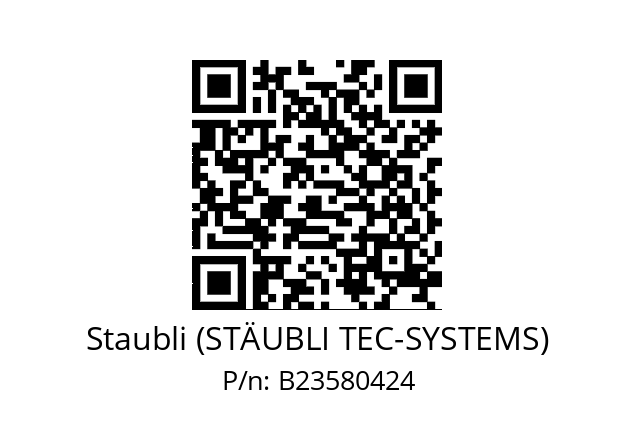   Staubli (STÄUBLI TEC-SYSTEMS) B23580424