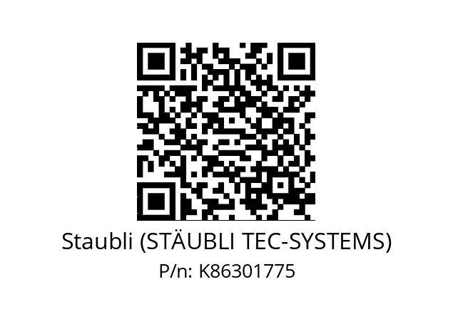   Staubli (STÄUBLI TEC-SYSTEMS) K86301775