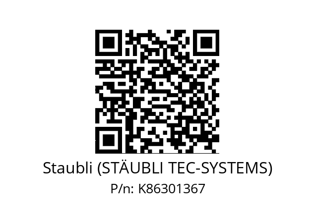   Staubli (STÄUBLI TEC-SYSTEMS) K86301367